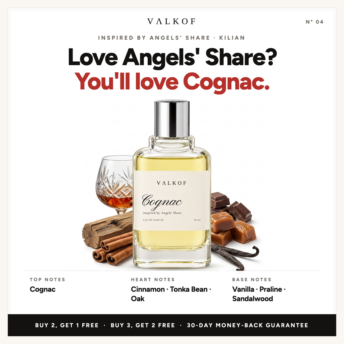 Valkof COGNAC notes — inspired by Angels' Share