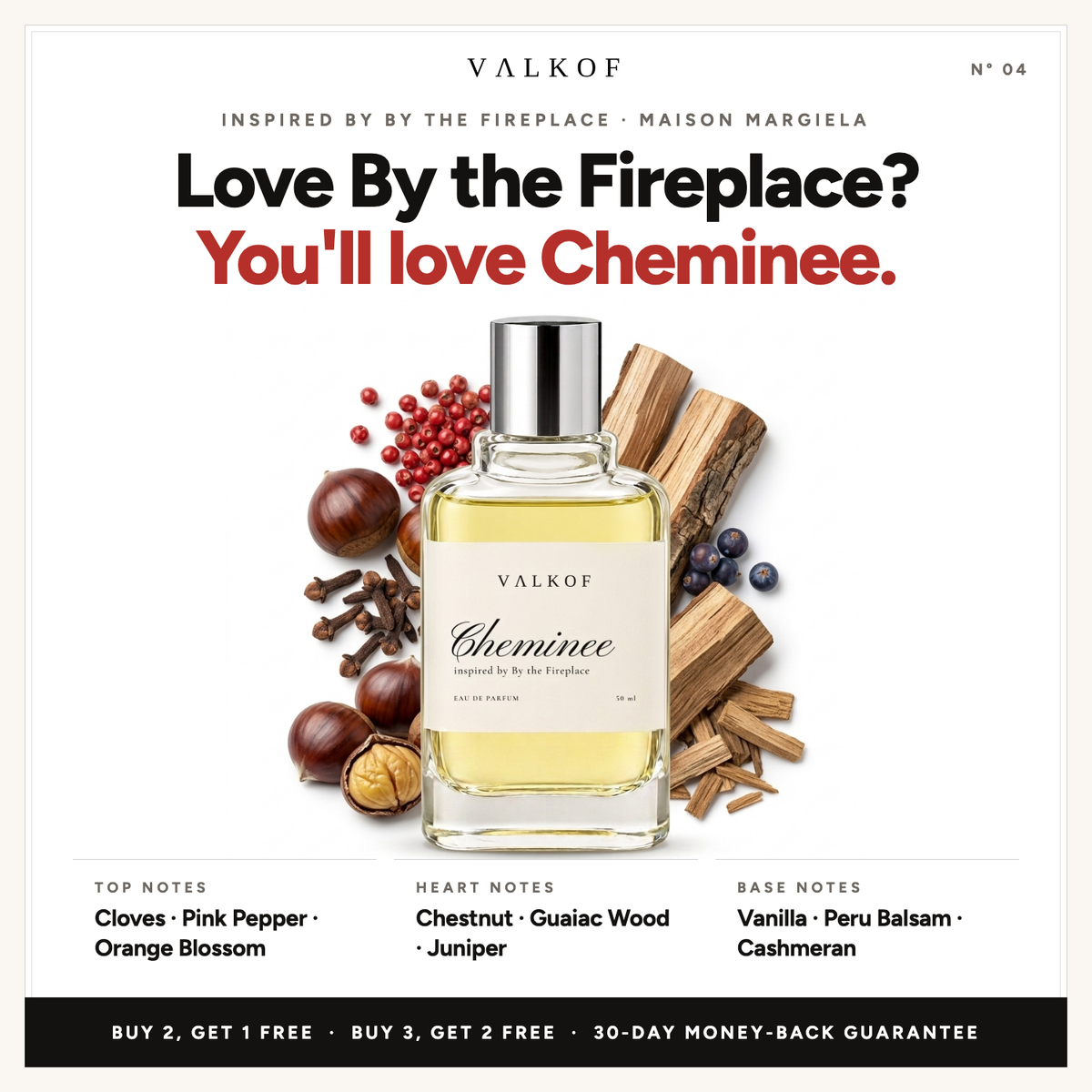 Valkof CHEMINEE notes — inspired by By the Fireplace