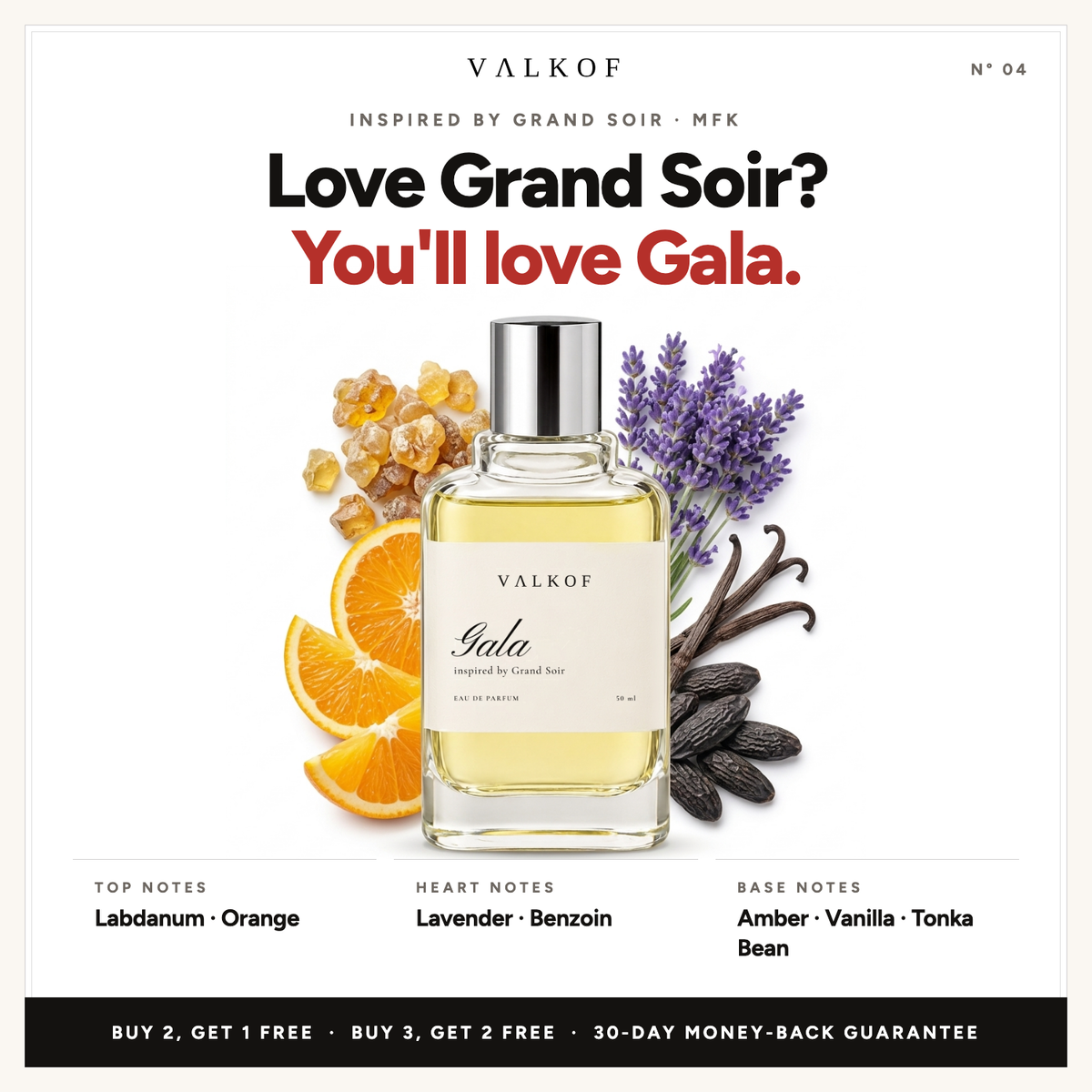 Valkof GALA notes — inspired by Grand Soir