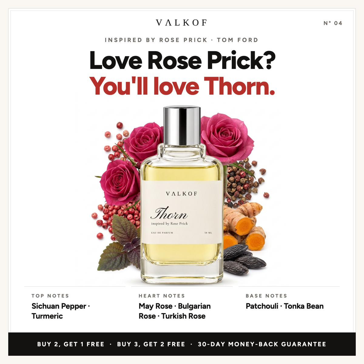 Valkof THORN notes — inspired by Rose Prick