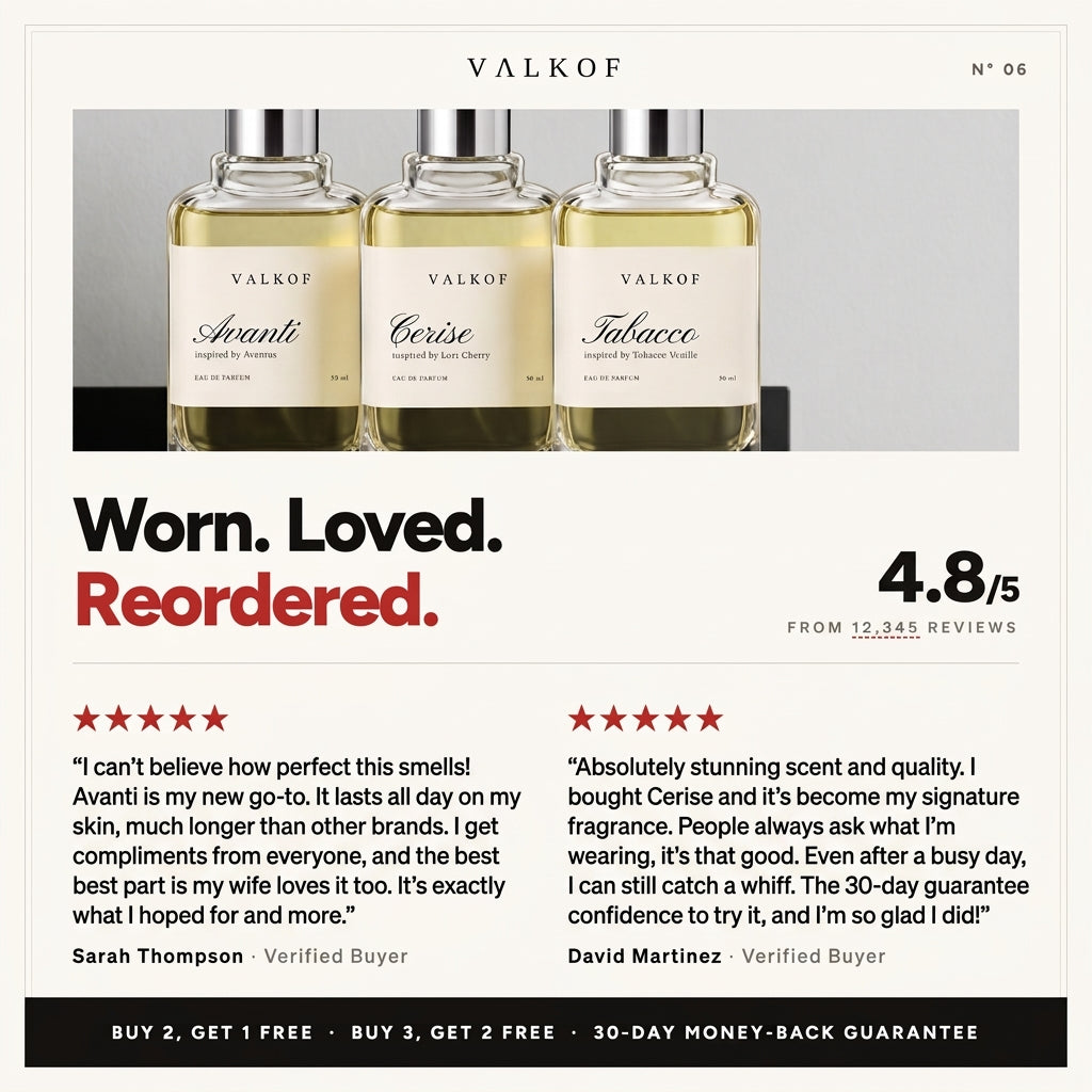 Worn. Loved. Reordered. VALKOF customer reviews